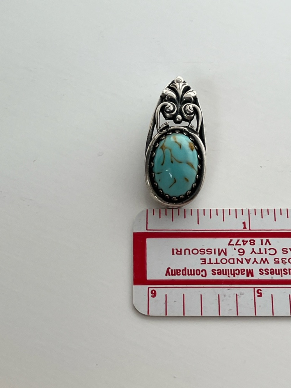 Vintage Napier Turquoise Clip Earrings Silver Tone Southwestern Statement - Picture 11 of 12